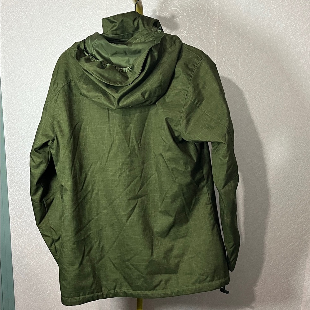 North End Olive Utility Hooded Jacket for Women - Picture 4 of 11